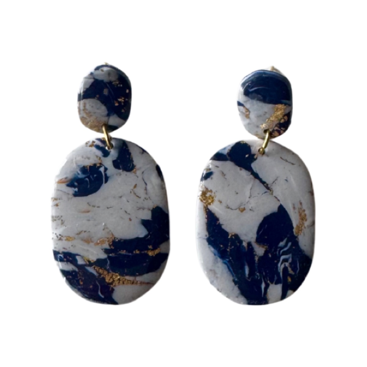 Poniente marmol azul y gris, pendientes