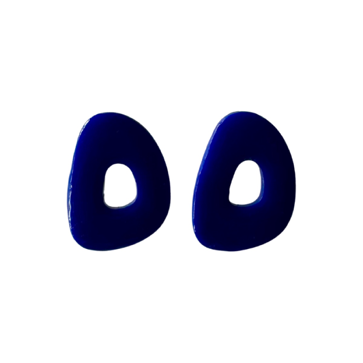 Vera azul marino, pendientes